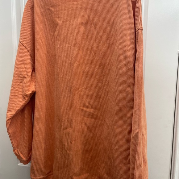 New Orange Corded Spooky Season Pullovers Sweatshirt Size XL - Picture 8 of 8